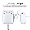 صورة Elago Airpods 2 Duo Hang case  Pink White