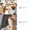 صورة Momax 1-Health Pro Non-Touch Forehead / Ear Infrared Thermometer - White