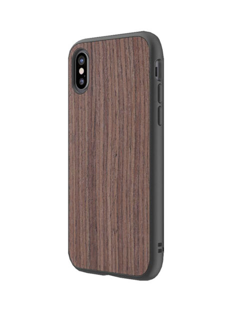 صورة RhinoShield iPhone XS Max Dark Walnut Black