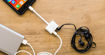 صورة Belkin 3.5mm Audio + Charge RockStar Adapter White