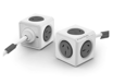 صورة Allocacoc PowerCube Extended UK 5X Plug 1.5m - Gray