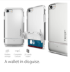 صورة Spigen iPhone 7 Flip Armor Satin Silver
