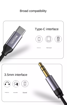 صورة Yesido 1m Type-C to 3.5mm Audio Cable