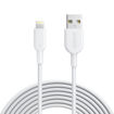 صورة Anker 10 ft. Powerline II with Lightning Connector Cable White