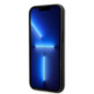 صورة Karl iPhone 14 Pro Nylon Puffy Elongated Logo Hard Case, Black