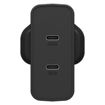 صورة OtterBox 50W UK Wall Charger|1X USB-C 30W + 1X USB-C 20W, Black