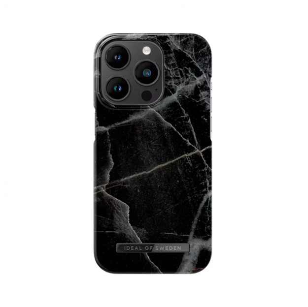 صورة Ideal Of Sweden iPhone 14 Pro Max Fashion, Black Thunder Marble 
