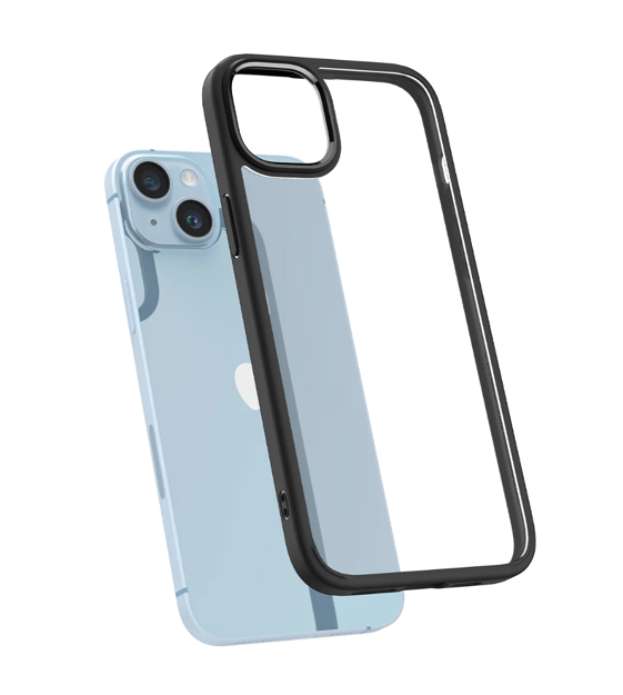 صورة Spigen iPhone 14 Plus Crystal Hybrid, Matte Black