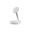 صورة SwitchEasy 15W MagPower 2-in-1 Magnetic Wireless Charging Stand, White