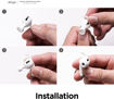 صورة Elago Airpods Pro Earbuds Hooks Cover 4 Pairs, White