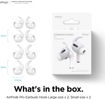 صورة Elago Airpods Pro Earbuds Hooks Cover 4 Pairs, Night Glow/Blue