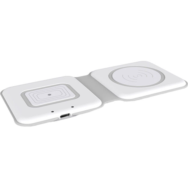 صورة Swiss Military 18W 2-in-1-MC MagSafe Power Fast Charging, White
