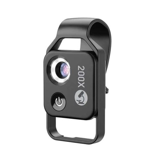 صورة Apexel 200X phone microscope lens, Black