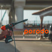 صورة Porodo 4000mAh Portable Car Wash Machine Black/Orange