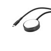 صورة Powerology 1.2M Braided USB-C Apple Watch Charger, Black