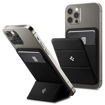 صورة Spigen iPhone 12 /13 Magnetic(Magsafe) Card Wallet Smart Fold Black