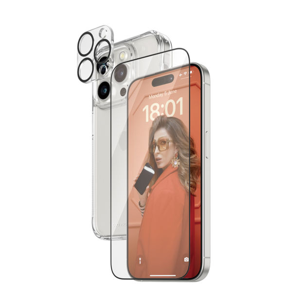 صورة PanzerGlass iPhone 15 Pro UWF Bundle