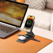 صورة Levelo Arch Trio MagSafe Wireless Charging Stand, Black