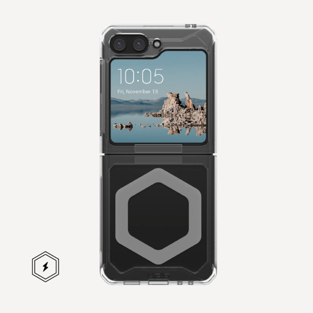 صورة UAG Samsung Galaxy Z Flip 5 Ply Pro MagSafe Case, Ice