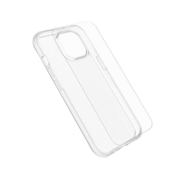 صورة OtterBox iPhone 15 Pro Max React + Glass, Clear