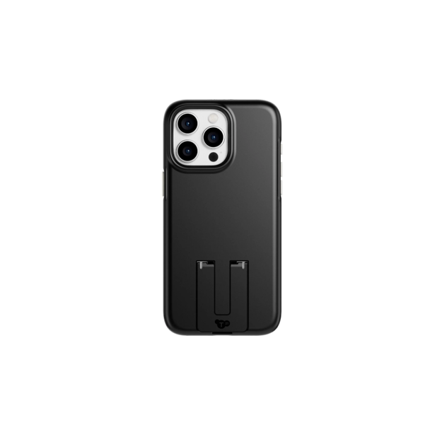 صورة Tech21 iPhone 15 Pro Max Evocrystal Kick with MagSafe, Obsidian Black