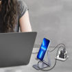 صورة Powerology 35W Crystalline Series Dual PD GaN Charger, Transparent