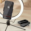 صورة Powerology MFI Dual Connector Lavalier Microphone, Black