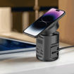 صورة Powerology 65W PD MagSafe Power Hub 2200W Universal Socket, Black