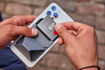 صورة Moft Snap On  Phone Stand & Wallet Movas, Blue