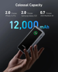 صورة Anker 723 Power Bank PowerCore 12K, Black