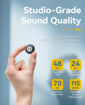 صورة Hollyland Lark M2 Wireless Lavalier Microphone, Shine Charcoal