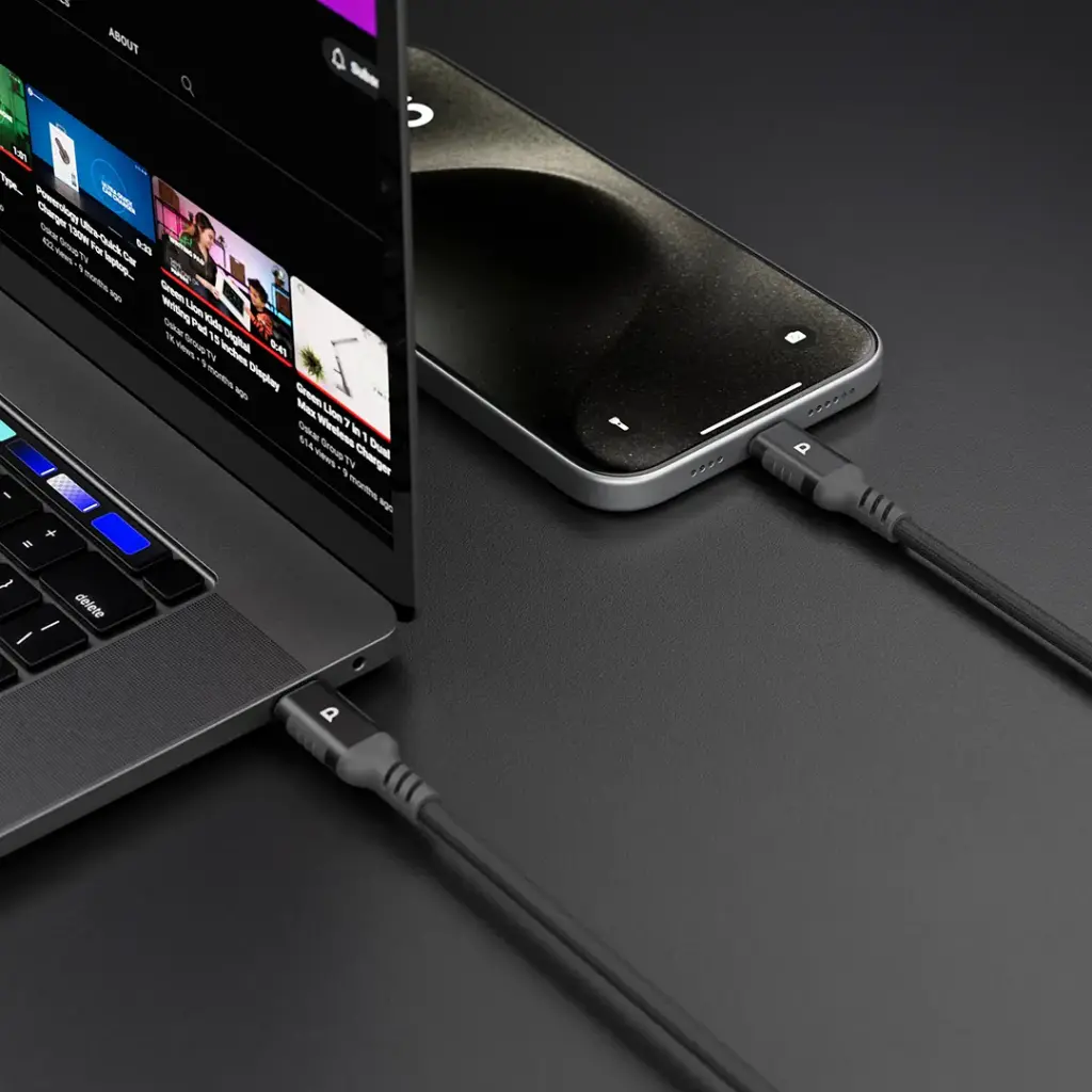 Powerology Power Sync Weave USB-C to Lightning PD 30W (2).webp