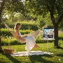 Powerology Portable FHD Smart TV - White7.webp