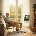 Powerology Portable FHD Smart TV - White6.webp