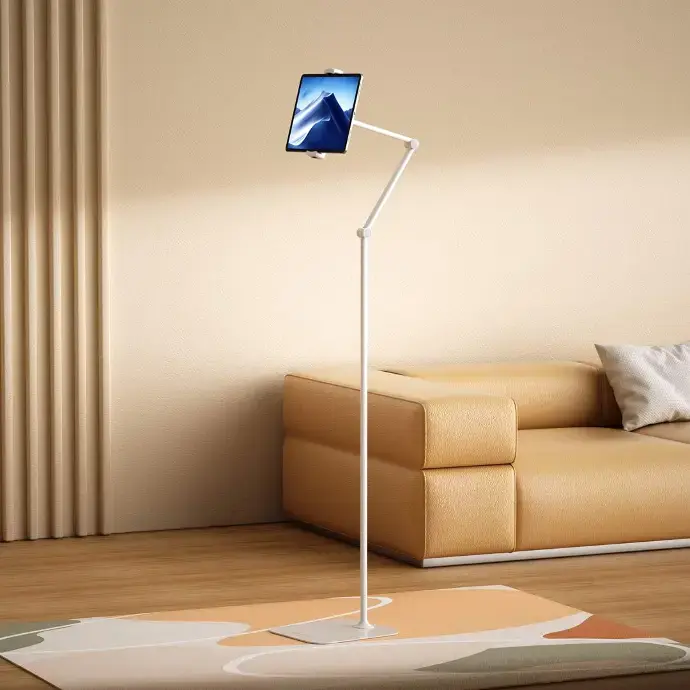 Powerology Multi-Joint Floor Stand Metal Base  Phone & Tablet (2).webp