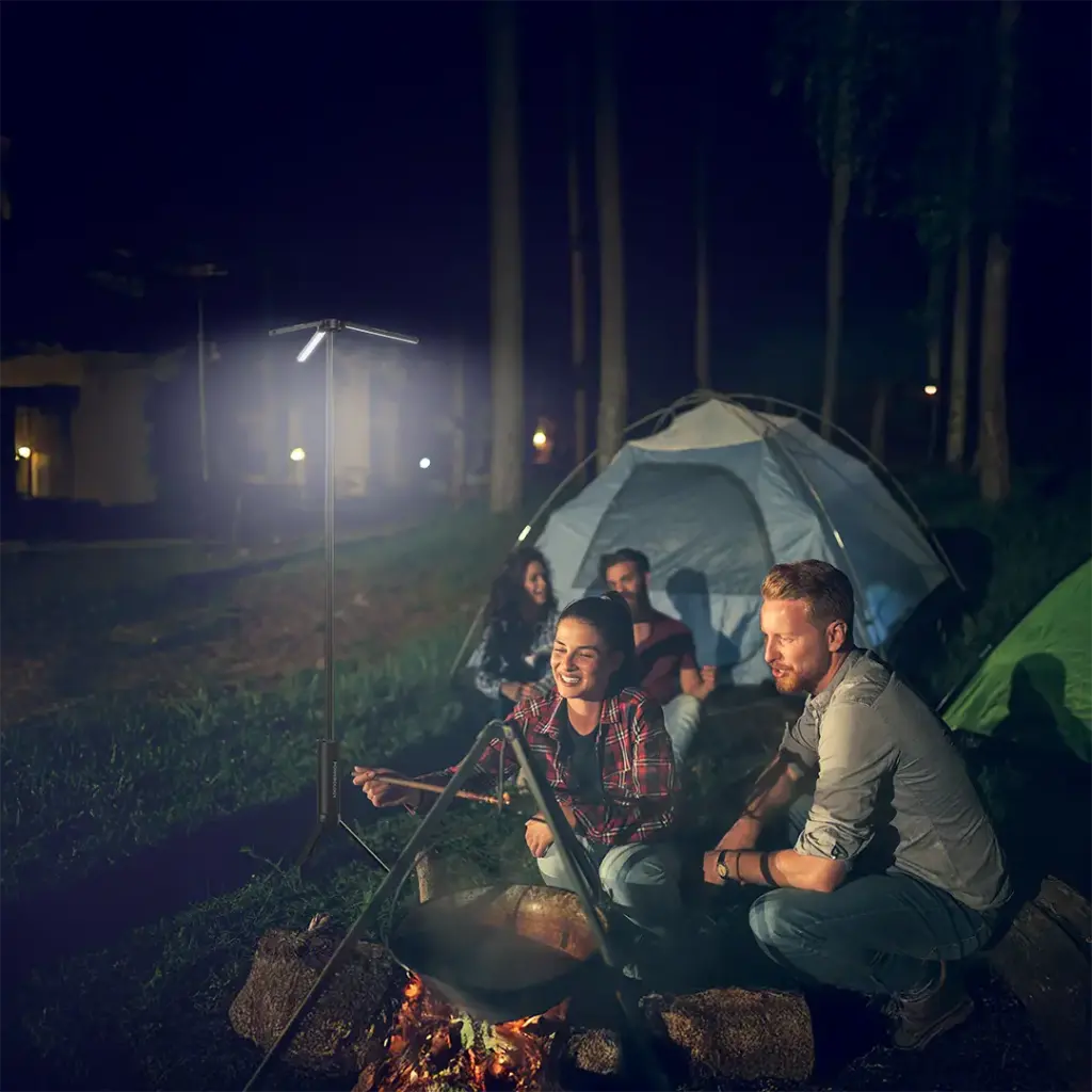 Powerology Luntra 15600mAh Foldable Camping Light - Black5.webp