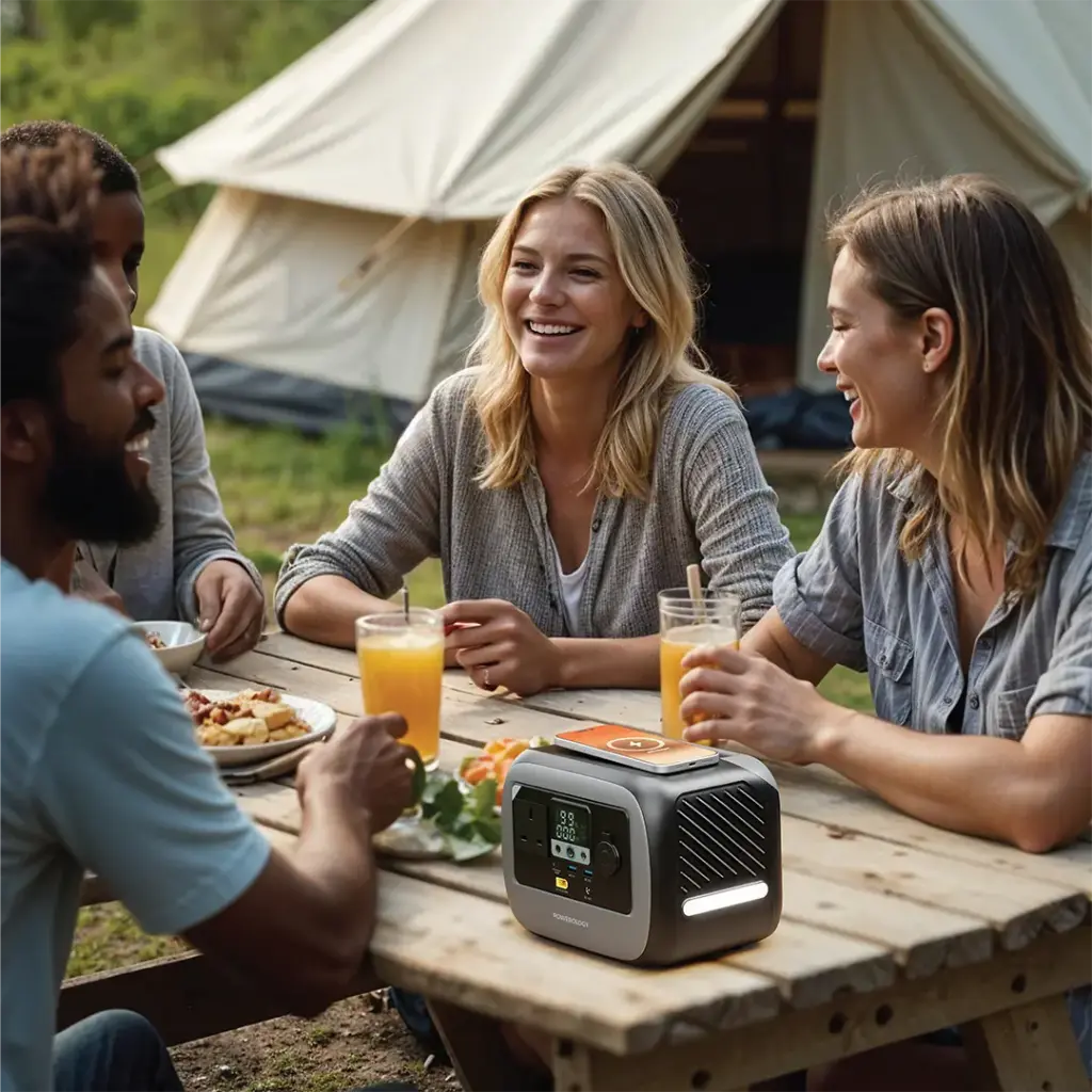 Powerology Pater I Portable Power Station 300W - Gray4.webp