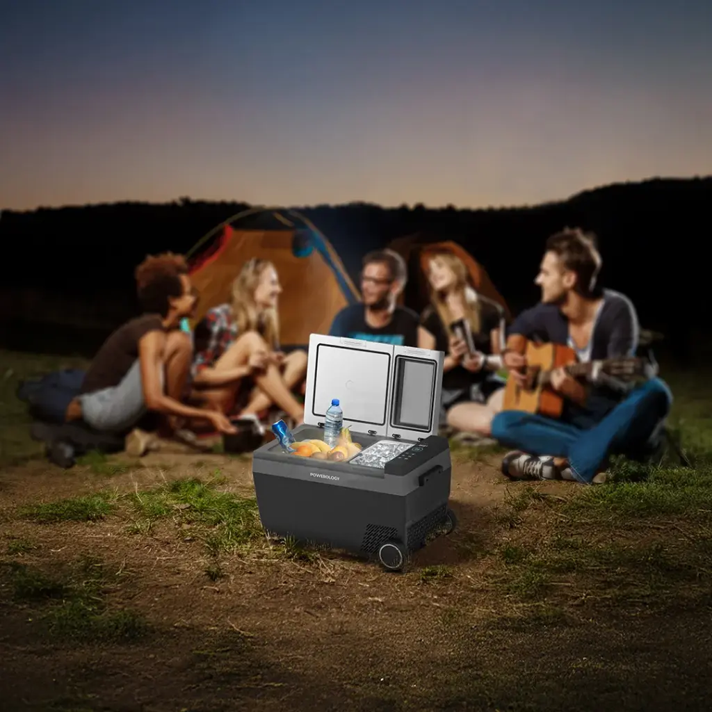 Powerology Portable Outdoor Fridge & Ice Maker.webp