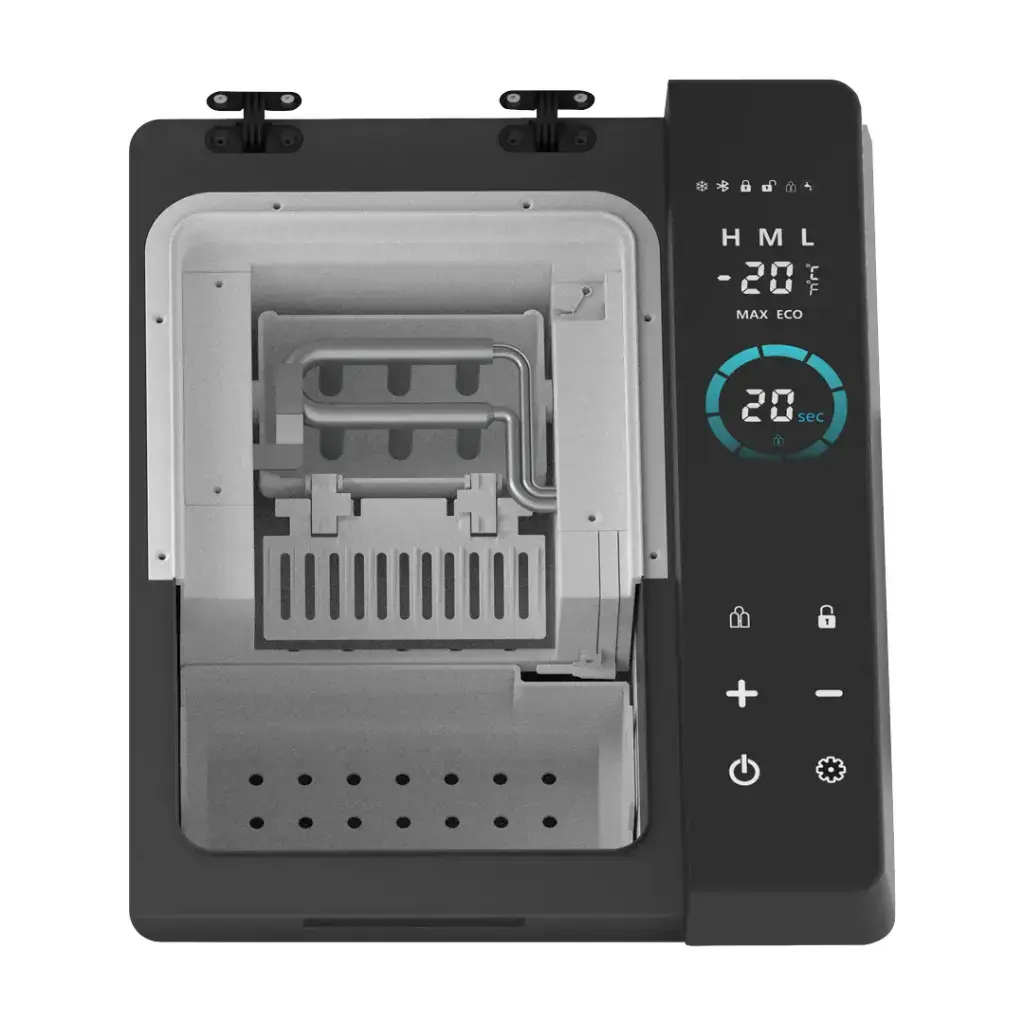 Powerology Portable Outdoor Fridge & Ice Maker - Black (1).webp