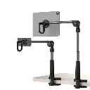 Porodo Lazy Man Stand with Magnetic Suction 92CM - Black (1).webp