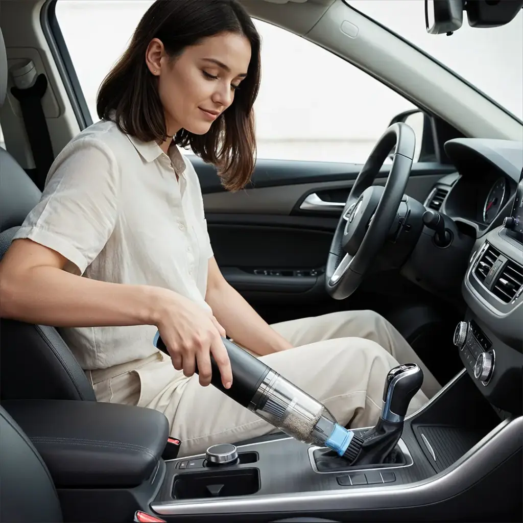 Powerology Turbovac 8-In-1 Handheld Vacuum & Air Duster - Black4.webp