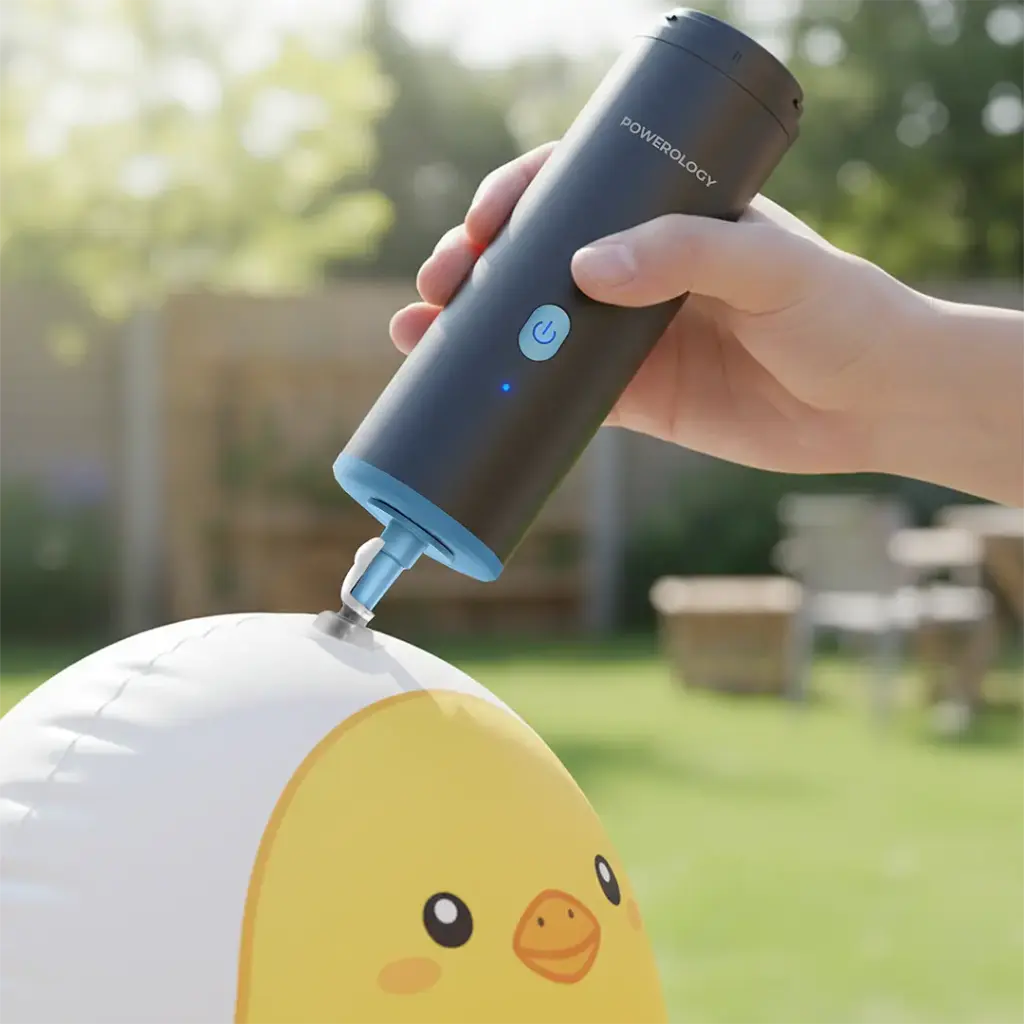 Powerology Turbovac 8-In-1 Handheld Vacuum & Air Duster - Black5.webp