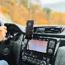 Powerology Airwave Magnetic Wireless Car Charger - Gray6.webp