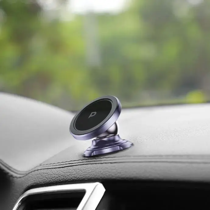 Powerology Holders And Stands Heavy Duty Magnet Dash Mount Strong Magnet N45 Purple [PMRCMPL].webp