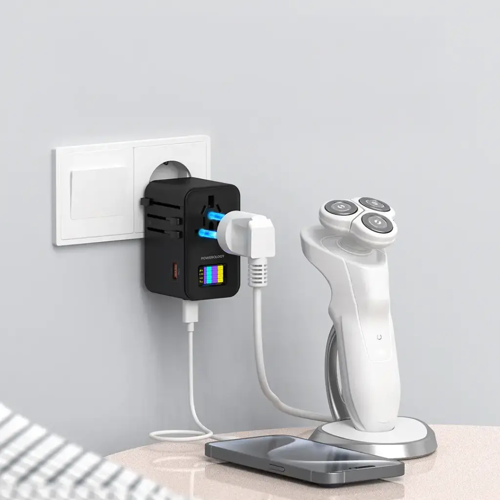 Powerology GaN 75W Universal Charger - Black (4).webp