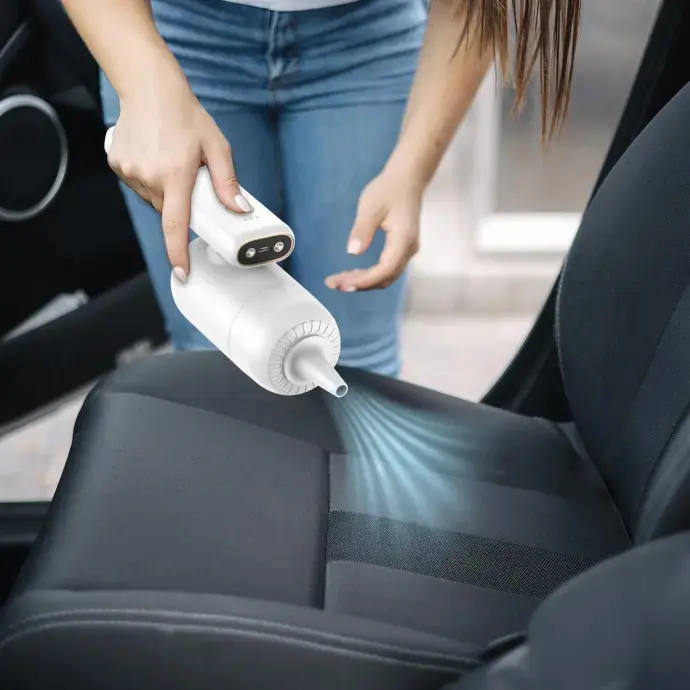 Powerology 4in1 180° Foldable Car Vaccum Cleaner - White.webp