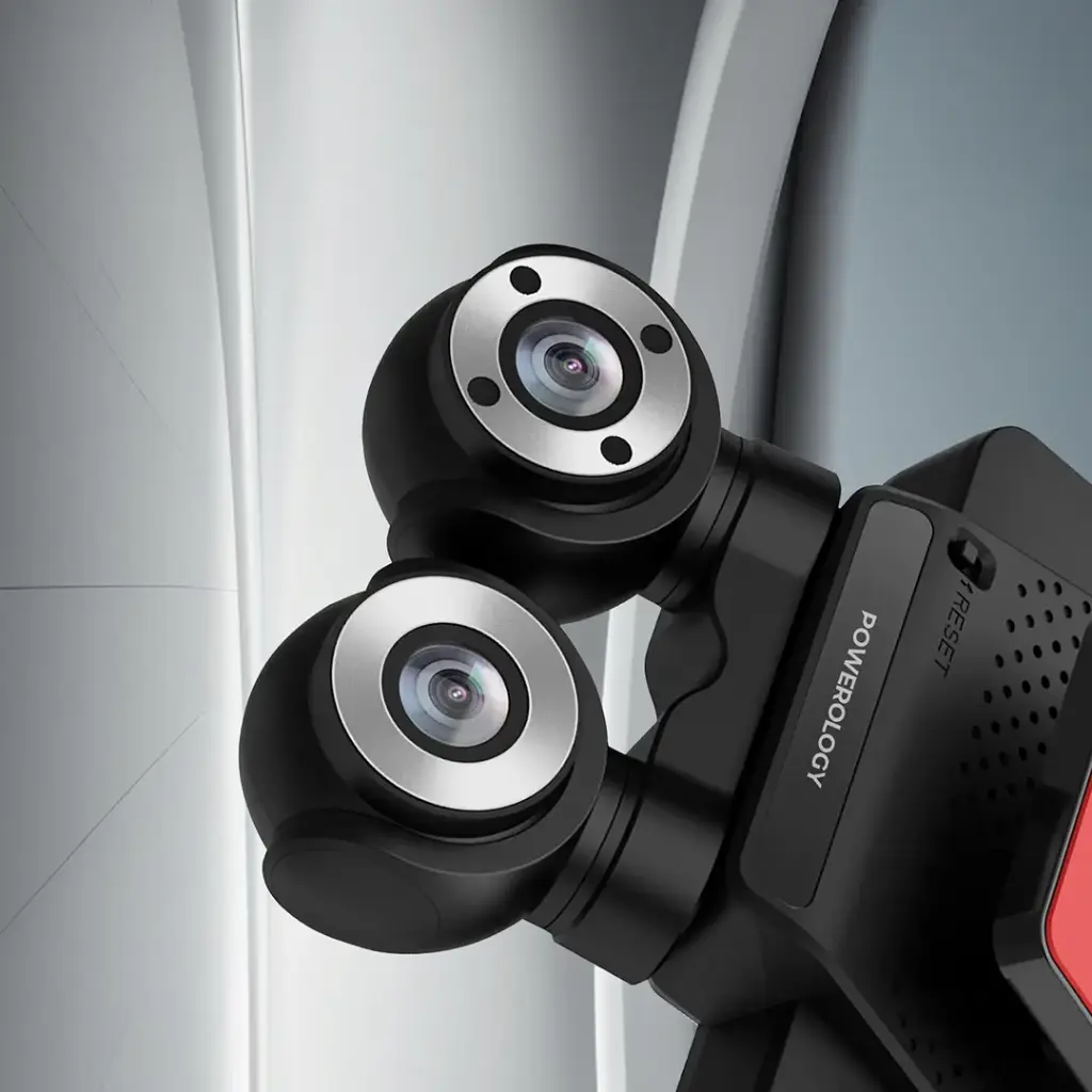 Powerology Dual Lens Dash Camera - Black (9).webp
