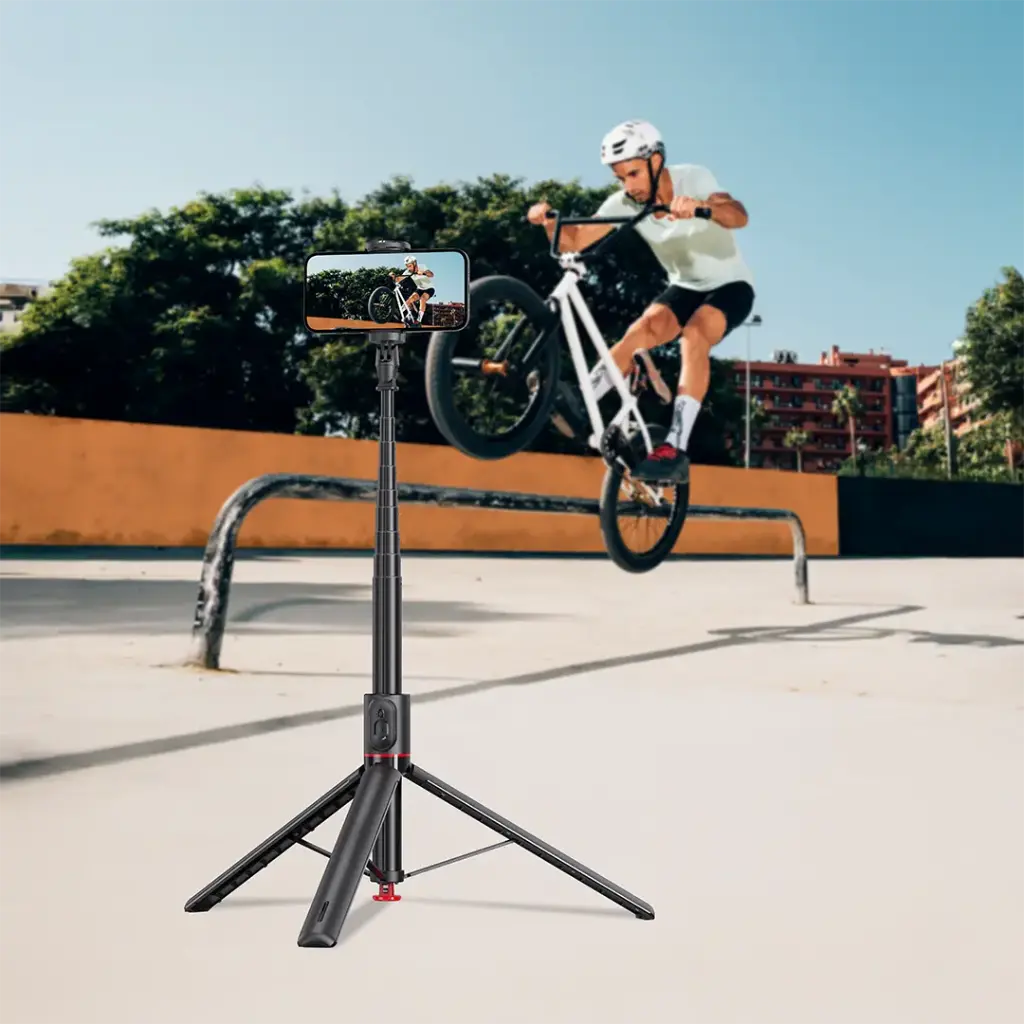 Green Lion Auto Pop Tripod Magnetic Remote - Black.webp