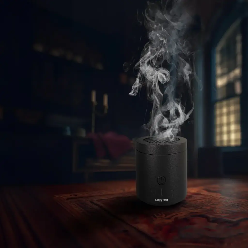 Green Lion Dune Bakhour Incense Burner - Black (5).webp