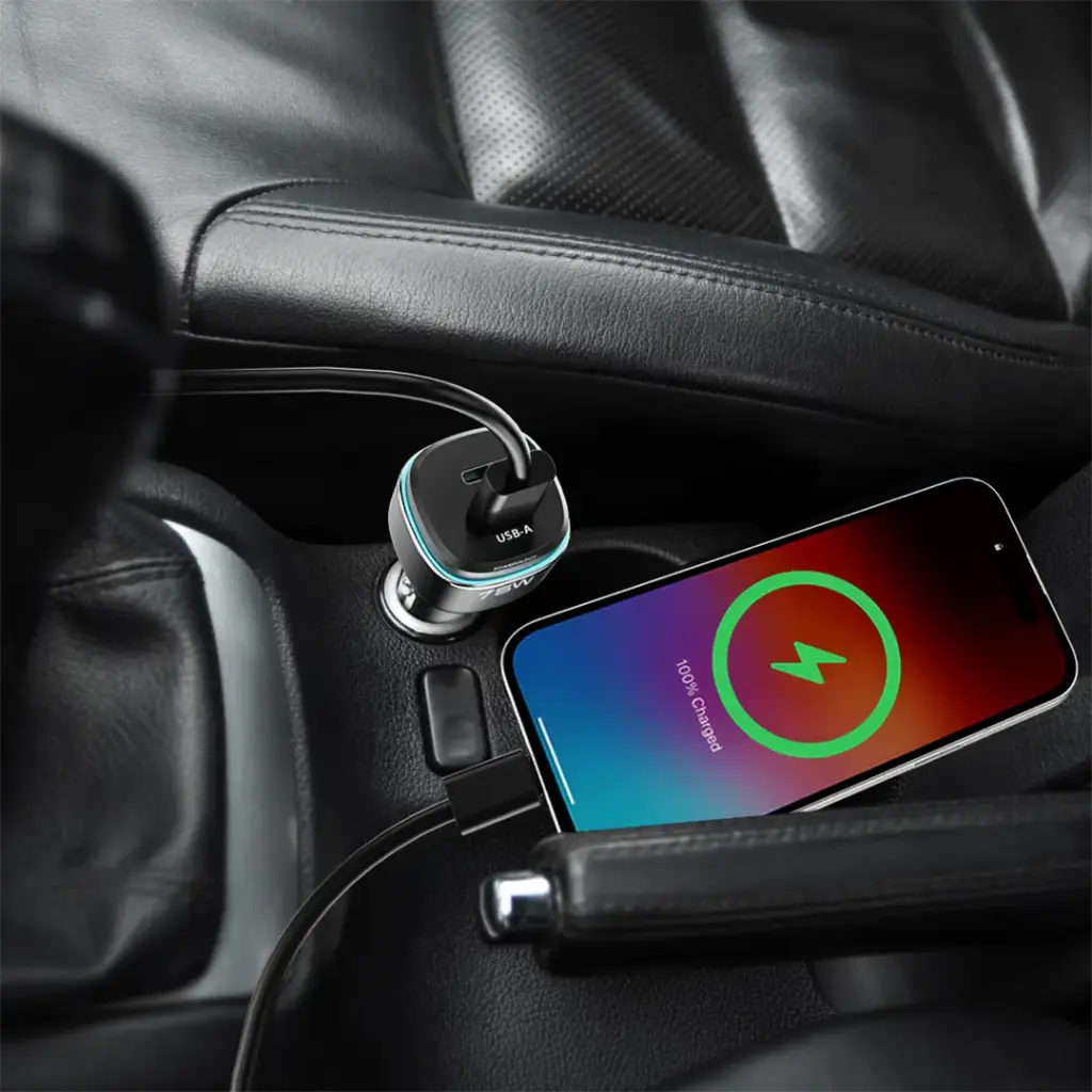 Powerology 75W Dual-Port High-Power Car Charger 456.webp